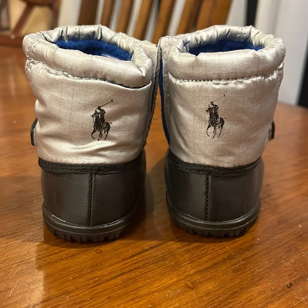 Polo Ralph Lauren Whistler Winter Shoes Boots Crib Booties Boys Girls Baby Sz 1